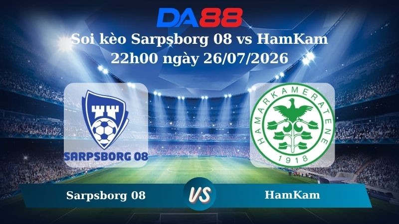 DA88 Nhận định soi kèo Sarpsborg 08 vs HamKam 22h00 ngày 26/07/2026 –  VĐQG Na Uy